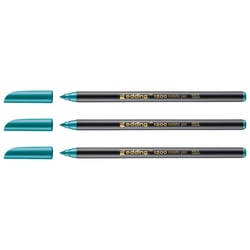 Lot de 3 feutres de coloriage métallisé - EDDING - Vert Métallisé - Pointe ronde 1-3 mm