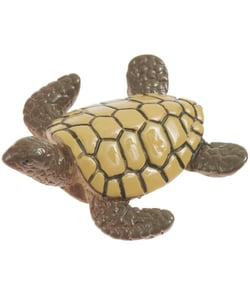 Tortue miniature, 3,8 x 4 x 2 cm pour le monde des lutins - Rico Design Vert