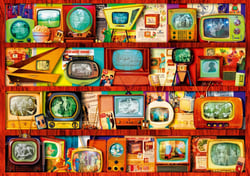 Puzzle 1000 pièces - Golden Age of Television-Shelf - Bluebird Puzzle