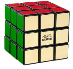 RUBIK'S Cube 3X3 – Édition Spéciale 50 Ans - SpinMaster - Vert