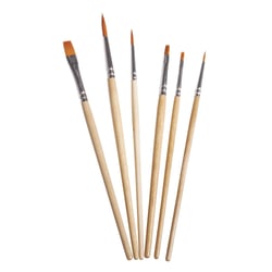 Set de pinceaux Hobby créatif FSC 100%, assortis, 6 pces