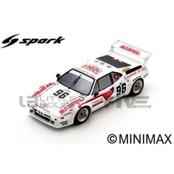 Voiture Miniature de Collection - SPARK 1/43 - BMW M1 - Le Mans 1980 - Blanc / Rouge
