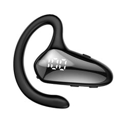 Ecouteurs Bluetooth Affichage LED Réduction Bruit Étanche Confortables 10m Gris YONIS