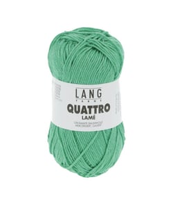 Fil à tricoter de coton QUATTRO LAME - Lang Yarns 17 Vert