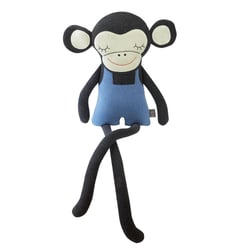 Grande peluche singe en coton tricoté