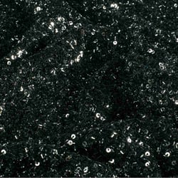 Tissu Maille Sequins extensible uni Gris anthracite