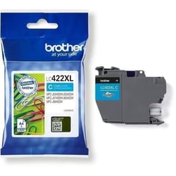 Cartouche LC422XLC - BROTHER - Cyan - 1500 p - Pour Business Smart MFC-J5340DW, MFC-J5345DW, MFC-J5740DW, MFC-J6540DW et MFC-J6940DW