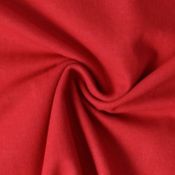 Tissu Jean Denim Lucky sur fond Rouge
