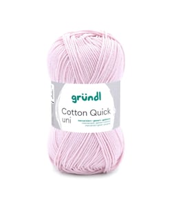 Fil à tricoter COTTON QUICK UNI - Gründl - PPSC - certifié Oeko-Tex 106 Rose