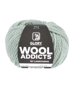 Pelote de Laine Vierge à tricoter GLORY - Wool Addicts 0091 Bleu