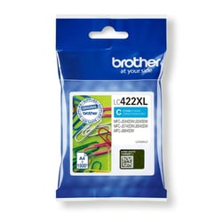 Cartouche LC422XLC - BROTHER - Cyan - 1500 p - Pour Business Smart MFC-J5340DW, MFC-J5345DW, MFC-J5740DW, MFC-J6540DW et
