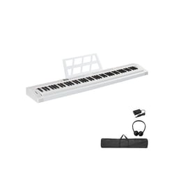 LALAHO - GPP-105 - Piano numérique - 88 touches - Bluetooth MIDI - Blanc
