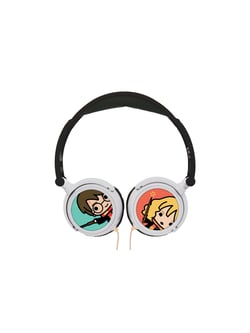 Casque stéréo filaire pliable Harry Potter avec limitation de volume d'écoute