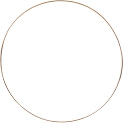 Anneau métallique, d 30 cm, ép. 3 mm, or, 1 pièce