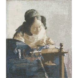 DMC - Kit Broderie Point de Croix Vermeer La Dentellière