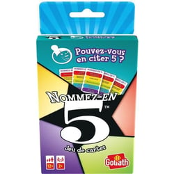 Nommez-en 5 - Jeu de cartes -