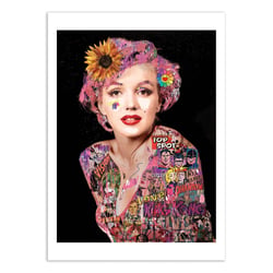 Affiche 30x40 cm - Marylin Version 2 - Mr Pablo Costa