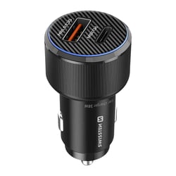 Swissten Chargeur Voiture Fast Charging 38W USB-C Power Delivery et USB 3.0 Noir