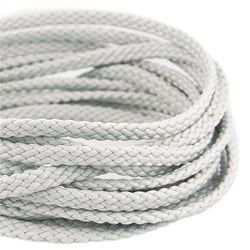 Bobine 50m Cordon damier polyester 5mm gris bleu