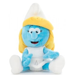 Peluche la schtroumpfette 33 cm - doudou licence : collection schtroumpf