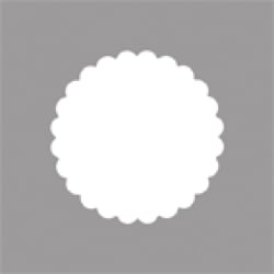 Perforatrice : rond bord déco, 3,16cmø, (1 1 / 4"), 1 pce.