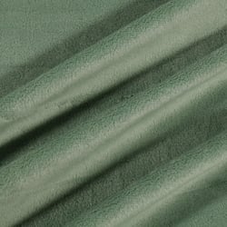 Tissu Doudou Ultra doux Ras Vert kaki clair