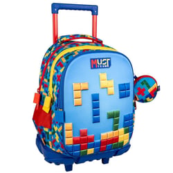 Sac à dos à roulettes Must Bricks Multicolor 45 CM Trolley