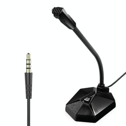 Microphone De Bureau Flexible Avec Son Clair Et Contrôle Facile 360° YONIS