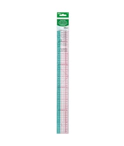 Règle Japonaise Souple 50 cm Clover – Précision et Flexibilité pour Tous vos Projets de Couture Transparent