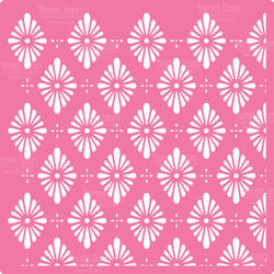 Pochoir plastique souple réutilisable 30 x 30 cm Fabrika Decoru DECORATION 100