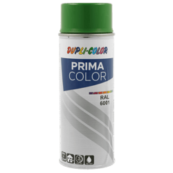 Spray de peinture acrylique - Vert émeraude - RAL 6001 - Brillant - Tous supports - Prima Color - 400ml