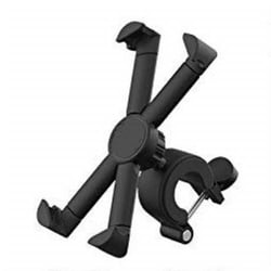 Muvit Support Smartphone Pivotable à 360° Fixation Trottinette et Vélo Noir