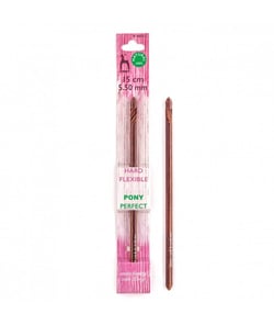 Crochets 15 cm Bois Perfect Du N°3 au 10 - Pony taille n°5,5