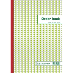 Orderbook ligné 29,7x21cm 50 feuillets triple autocopiant - Blanc - x 5 - Exacompta