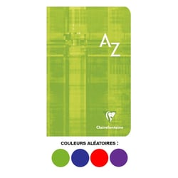 Carnet - Répertoire - 11x17cm - Sans spirale - 96 pages - Grands carreaux - Clairefontaine