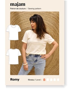 Patron T-shirt - Romy - Taille 34 au 48