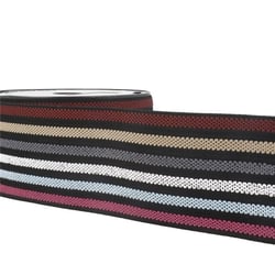 Bobine 10m Elastique ceinture stripes/rayures Multicolore