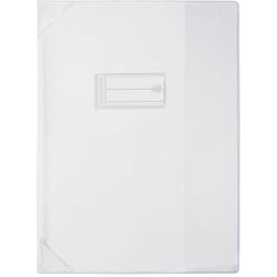 Protège-cahier - 24x32cm - Pour cahier - Transparent - Polypro - Scolaire