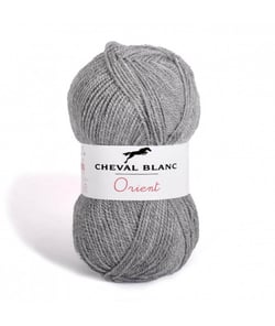 Fil à tricoter ORIENT - Cheval Blanc 58 Flanelle