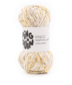 Découvrez le Fil Pingo Raphia Like de Pingouin : Un Must-Have pour Vos Projets de Décoration et d'Accessoires Multicolore Sunny