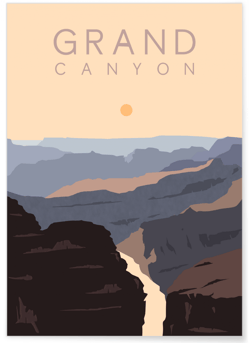 Poster Grand Canyon | A3 : 29,7x42cm