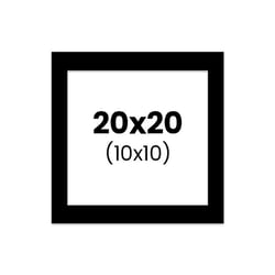 Passe-partout - Noir - 20x20cm - Photo 10x10cm - Pour cadre - Encadrement