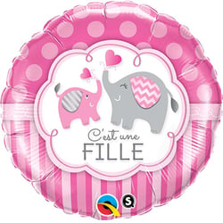 Ballon à Plat Eléphant Fille