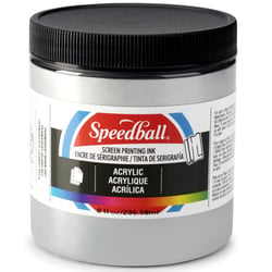 Encre acrylique argentée pour sérigraphie - Speedball