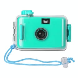 Appareil Photo Enfant Étanche Rétro Film 35mm Facile À Utiliser Sans Piles Bleu Clair YONIS