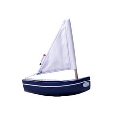 Bateau Le Bâchi bleu marine 17cm - Maison Tirot