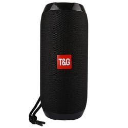 Enceinte Bluetooth Portable Haut-Parleur Stéréo MIC Intégré Appels Mains-Libres FM Noir YONIS