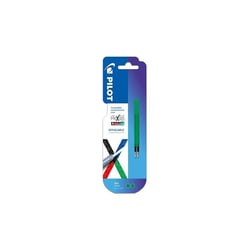 Lot de 2 recharges - FriXion 4 couleurs - Vert - Pointe fine 0,5mm - Pilot