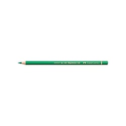 Crayon de couleur Faber-Castell Polychromos - Mine 3,8 mm - Vert émeraude - Lot de 6