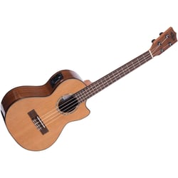 Solid Cedar Top Acacia Tenor Cutaway électro-acoustique + Housse Kala